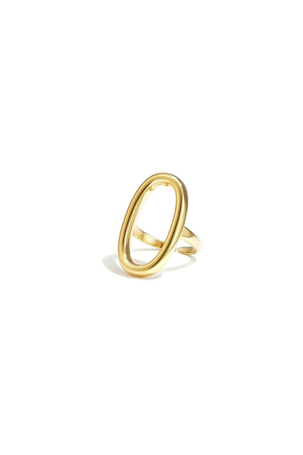 Statement ring ovaal- Goud