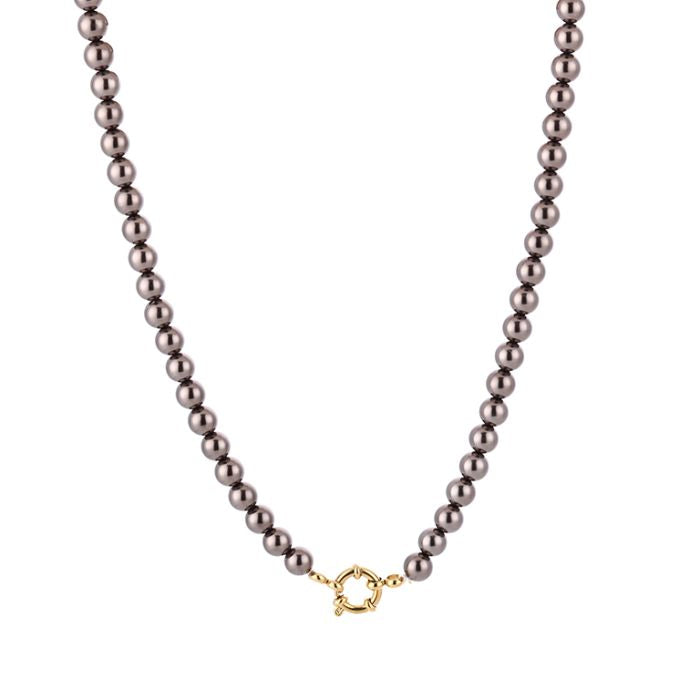 Parel ketting - Chocolate