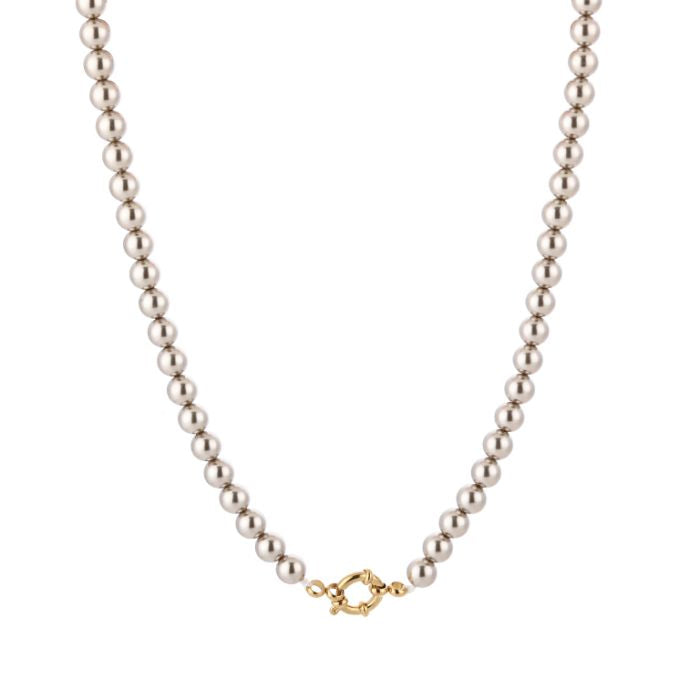 Parel ketting champangne