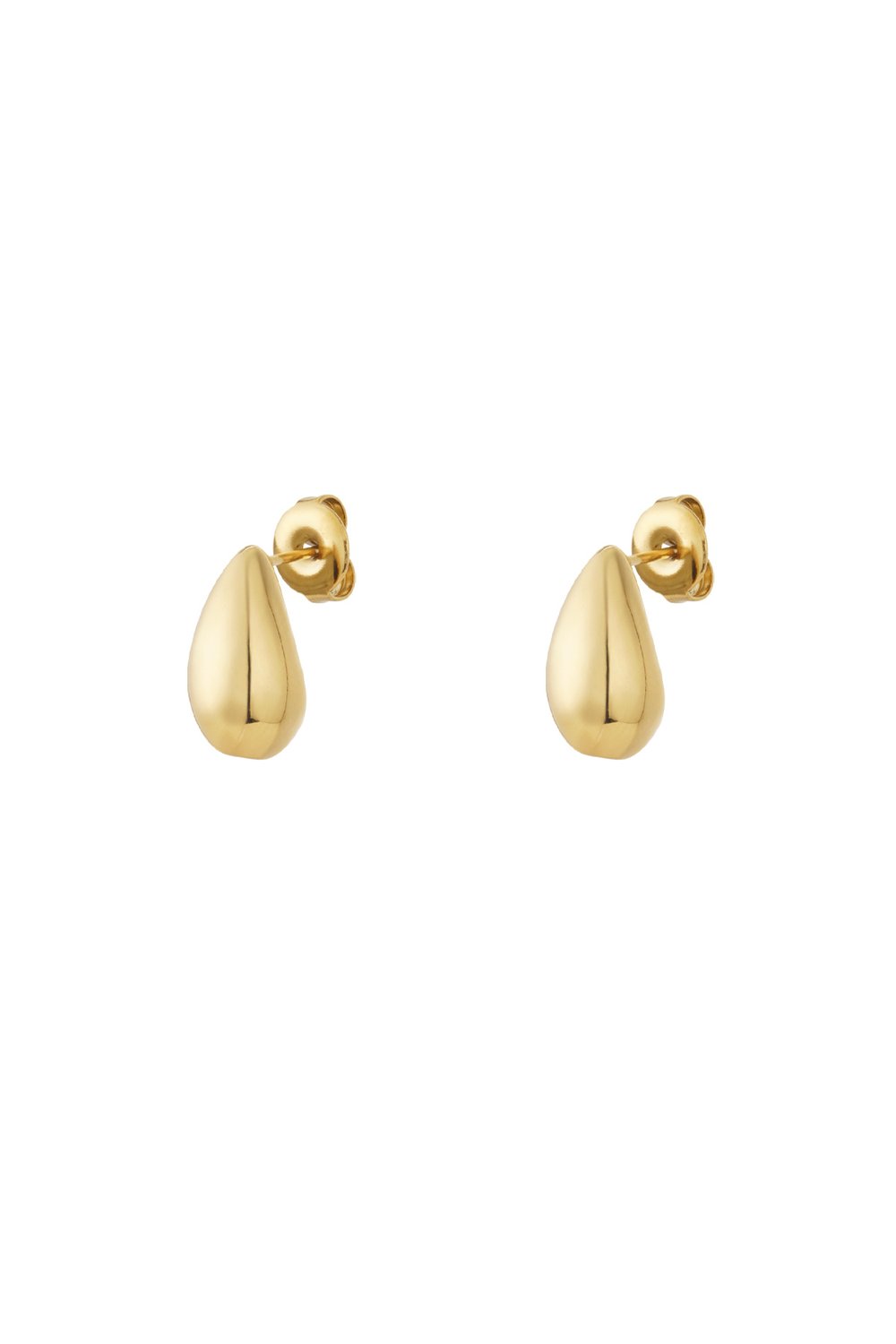 Tear drop earrings - Goud