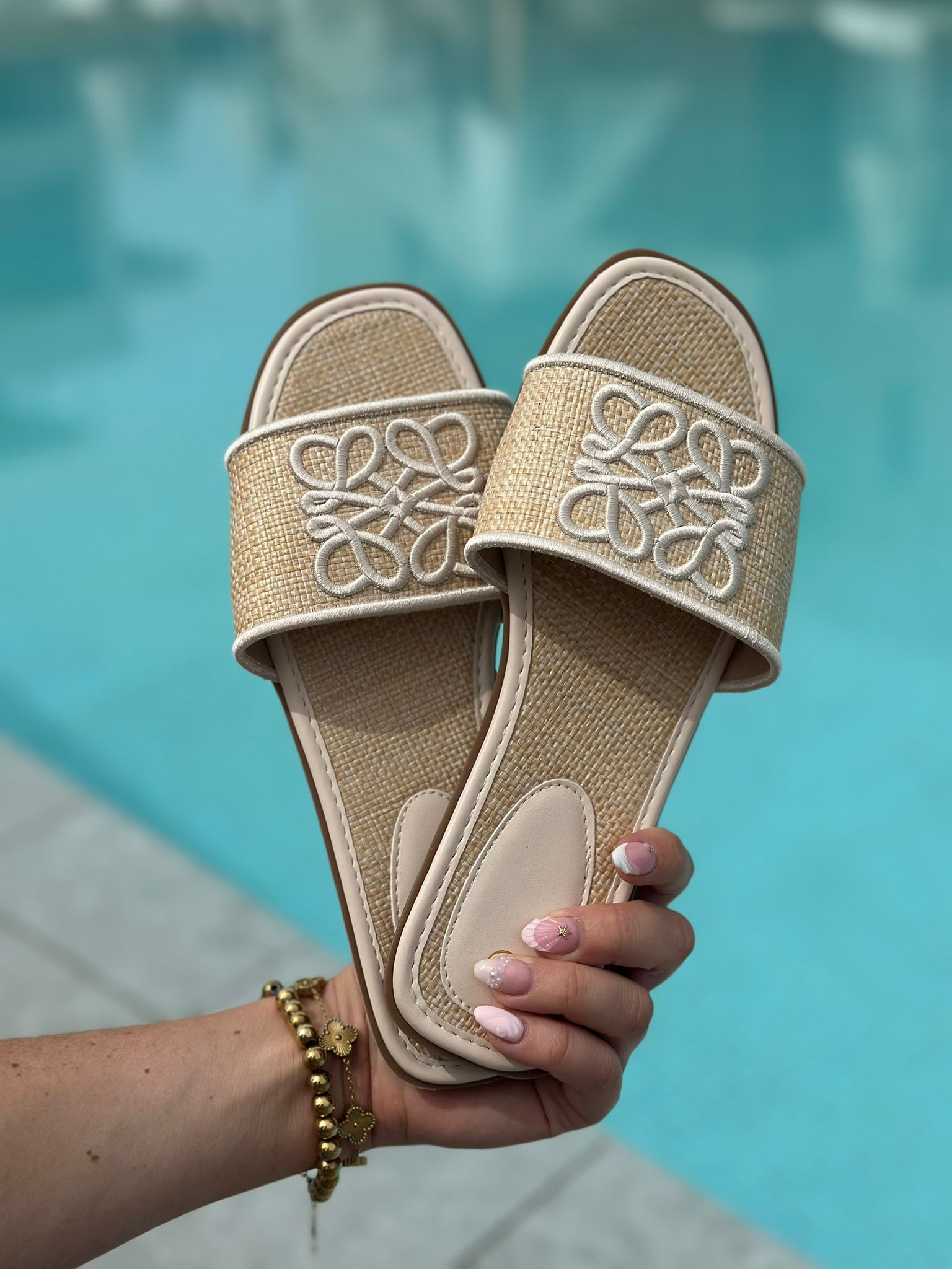 Slippers beige - Senna