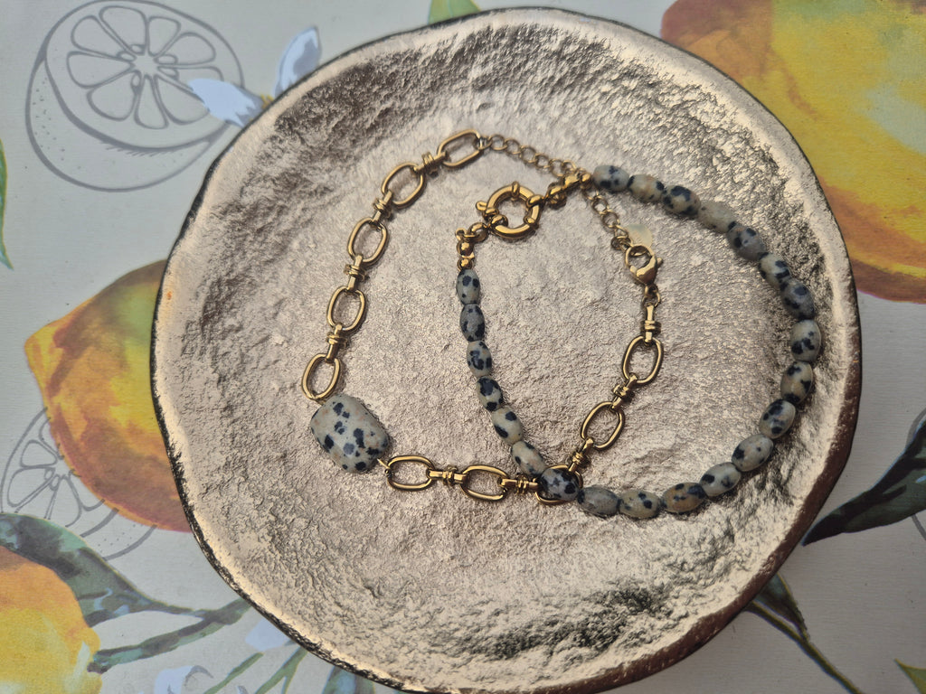 Kralen armband - Leopard