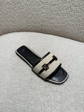 Slippers zwart