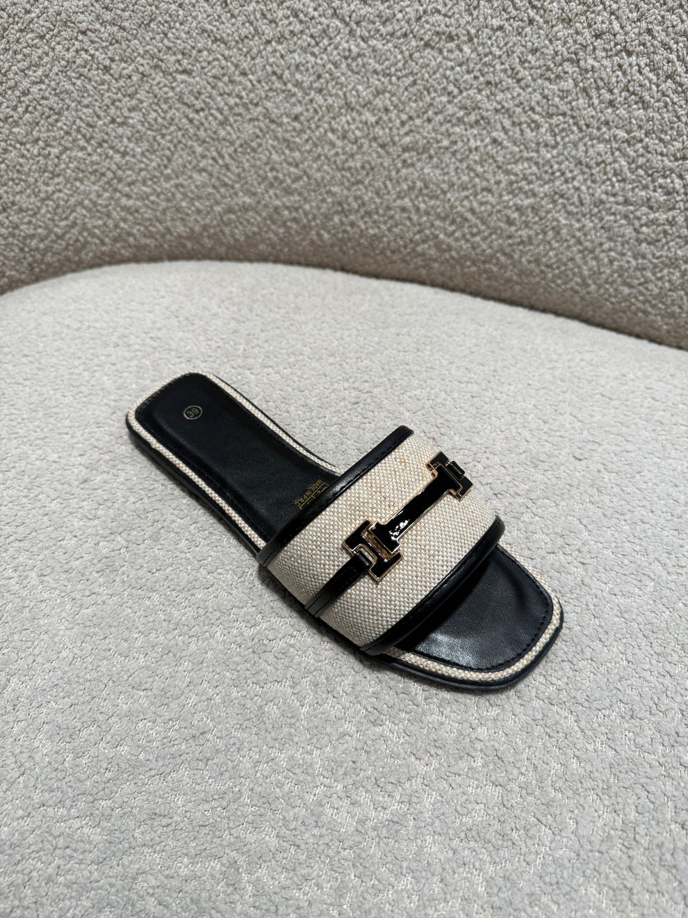 Slippers zwart