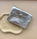 Portemonnee metallic zilver