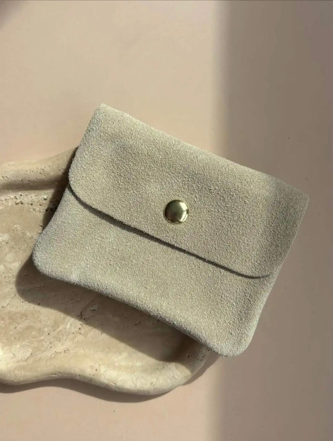Portemonnee beige